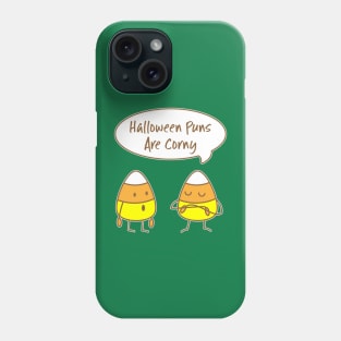 Funny Halloween Candy Corn Pun Comic Art Phone Case