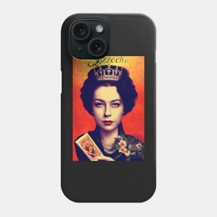 Queen Elizabeth II the women who was dealt the card of queen Phone Case