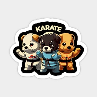 Dog Knows Karate Magnet