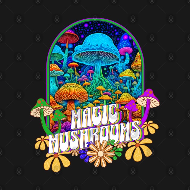 Magic Mushrooms - psychedelic trip by Bellinna