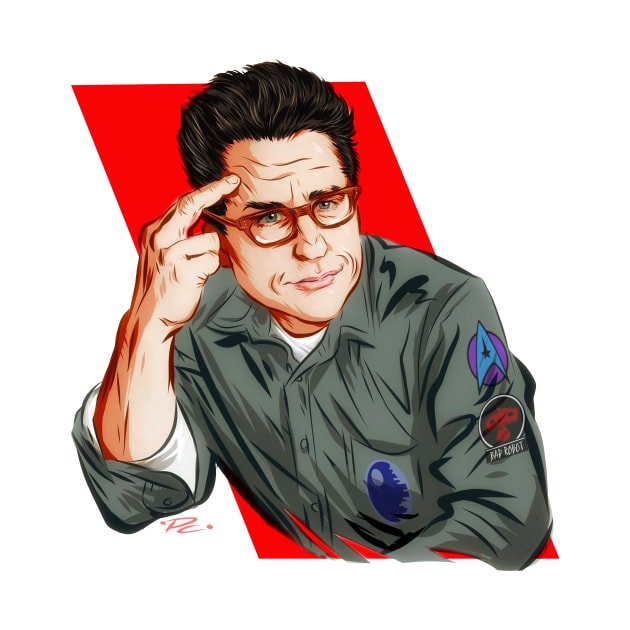 J.J. Abrams - An illustration by Paul Cemmick by PLAYDIGITAL2020