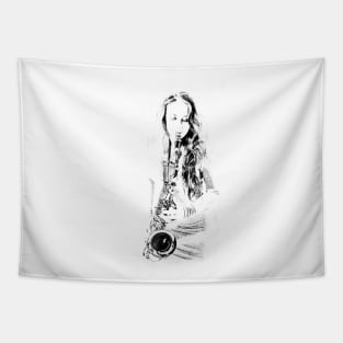 Saxophonist Tapestry