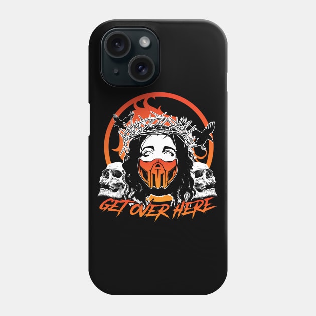 Scorpion Get Over Here Phone Case by RomaChornei