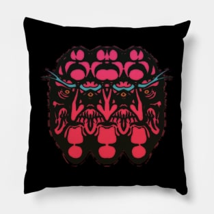 Confronting The Tessellating Godhead Pillow