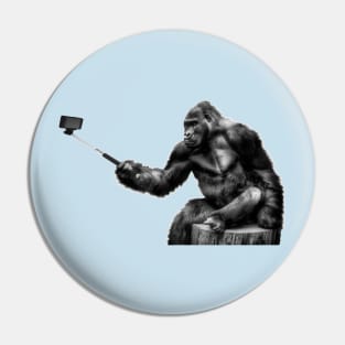 Selfie Ape Pin