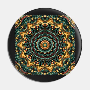 Trippy Mandala Pin