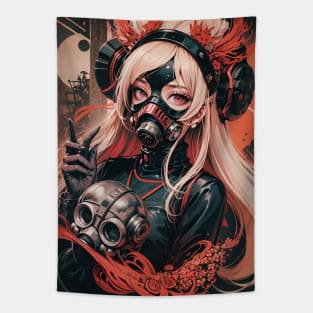 Gasmask Tapestry