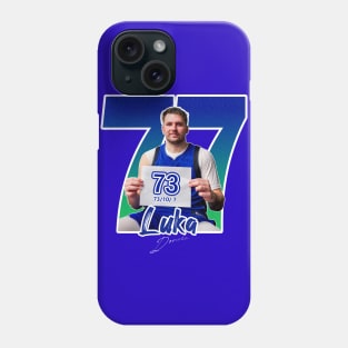 Luka doncic 73 points Phone Case