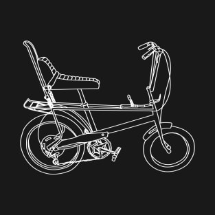 Chopper Bike- white lines T-Shirt