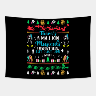 Broadway Theatre Ugly Christmas Tapestry