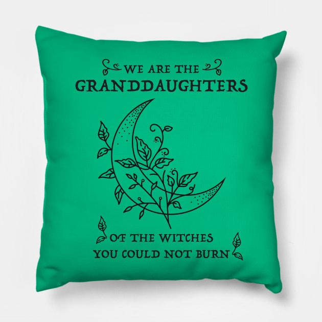 We are the granddaughters Pillow by Mint Tees