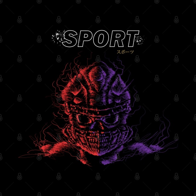 Scribble Sport Skull by scribble13