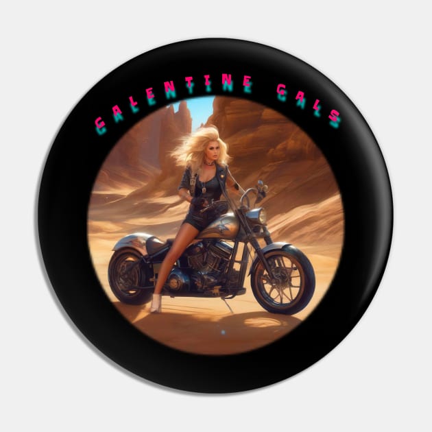 Galentine gal on a motorcycle Pin by sailorsam1805