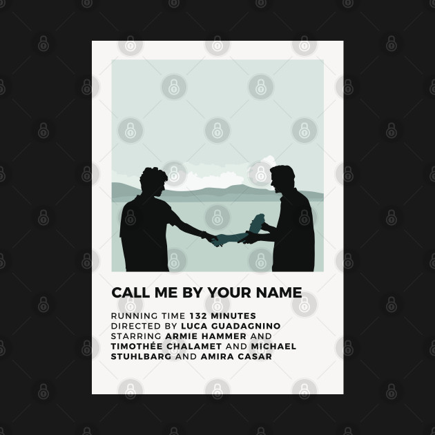 Disover Call Me By Your Name Minimalist Poster - Call Me By Your Name - T-Shirt