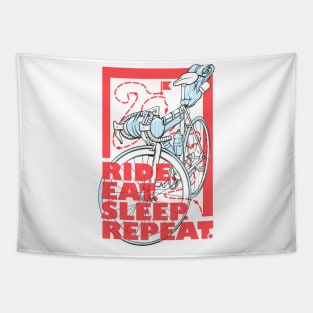 Ride. Eat. Sleep. Repeat. Tapestry