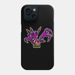 Zombie Fingers From the Grave - Putrid Purple Phone Case