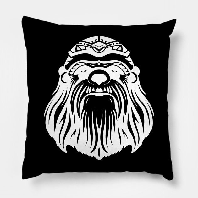 Slothsgard, the Sloth Viking Pillow by ATLSHT