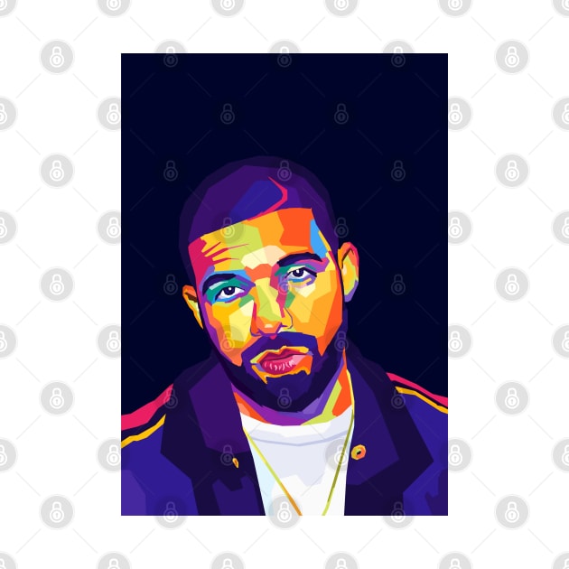 Drake Rapper by Zet Art