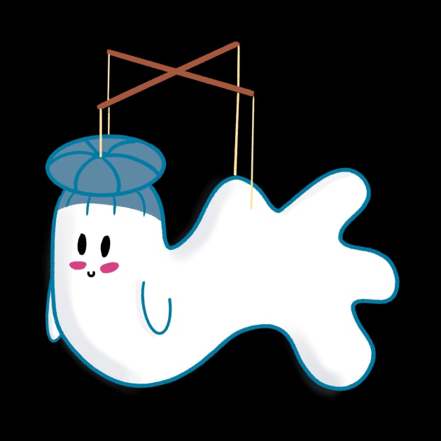 Little Ghost Puppet by nathalieaynie