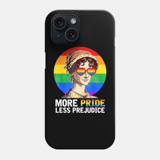 More Pride Less Prejudice Lgbt Gay Proud Ally Pride Month Phone Case