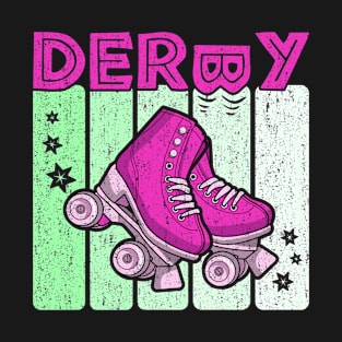 Roller Derby 70s Skate Disco T-Shirt