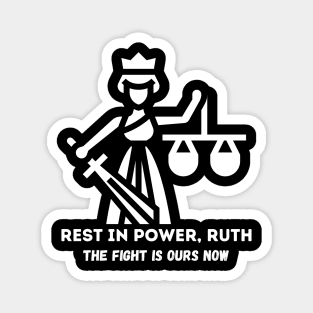 Rest in Power RBG Magnet