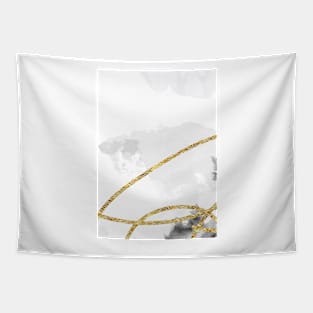 Marble Gold #kintsugi #gold #japan #marble #home #decor #kirovair #watercolor Tapestry