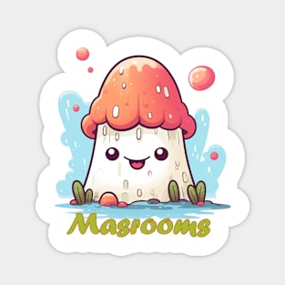 Oyster mushrooms Magnet