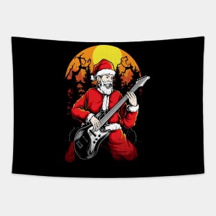 Rocker Santa Tapestry