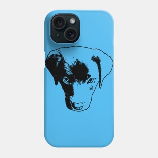 Labrador Puppy Head Phone Case