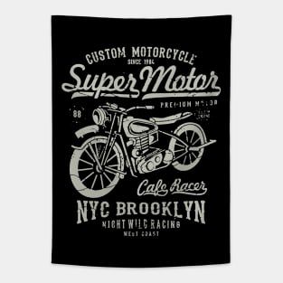 Super Motor Custom Motorcycle Tapestry