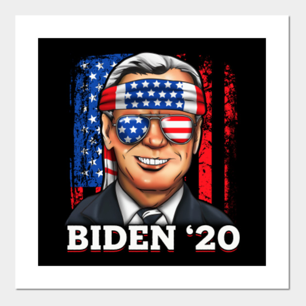 Joe Biden 2020 President Democrat Patriotic Usa Joe Biden Posters And Art Prints Teepublic