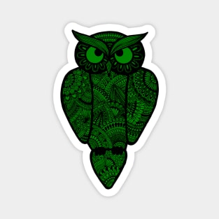 Owl (green) Magnet