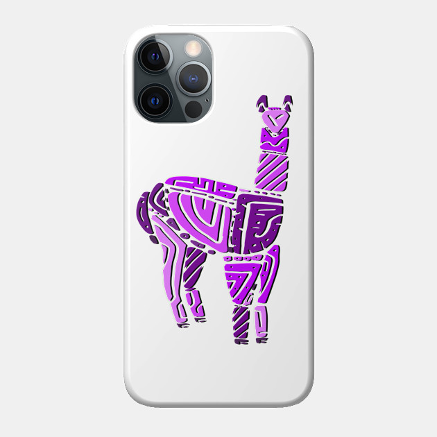 Abstract Llama - Llama - Phone Case