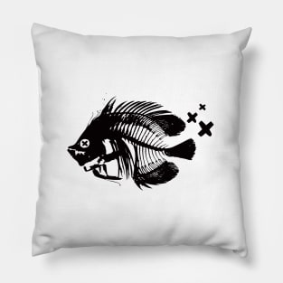 Happy dead fish Pillow