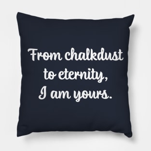 Elizabeth's Vows to Jack Chalkdust to Eternity Hope Lives Pillow