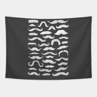 Moustaches Collage Tapestry