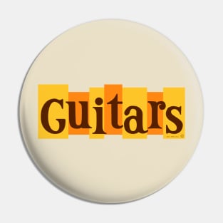 Guitars - Old School Nacho Style Pin