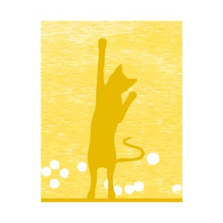 YELLOW HIGH FIVE CAT T-Shirt