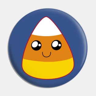 Another Cute Happy Candy Corn (Blue) Pin