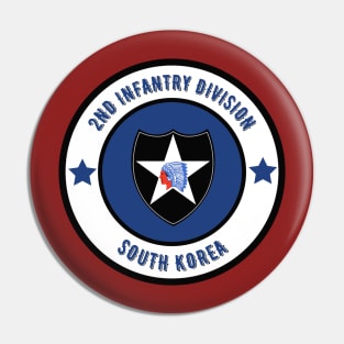 2ND ID SOUTH KOREA CIRCLE Pin