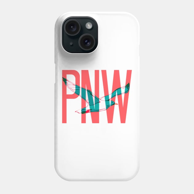 PNW Coastal Seagull Phone Case by TheDaintyTaurus