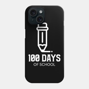 100 days of school Phone Case