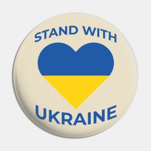 i stand with ukraine Pin