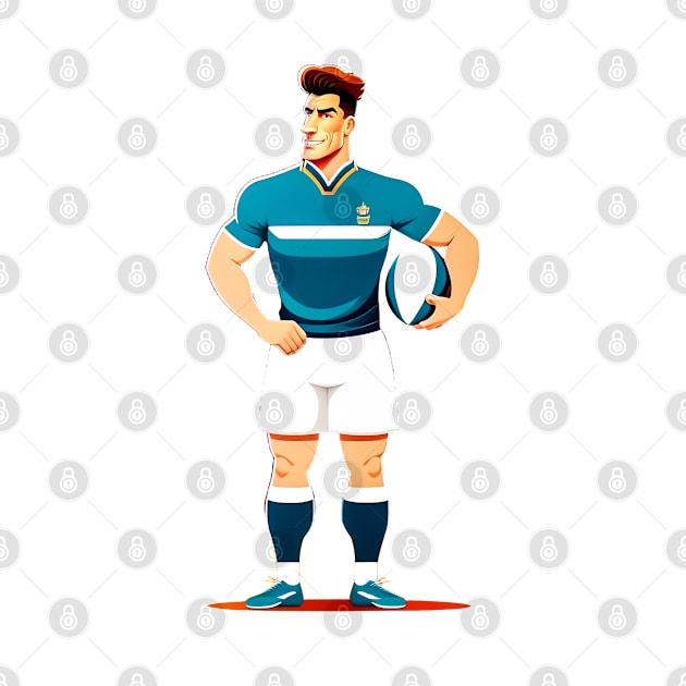 Rugby Player by ArtShare