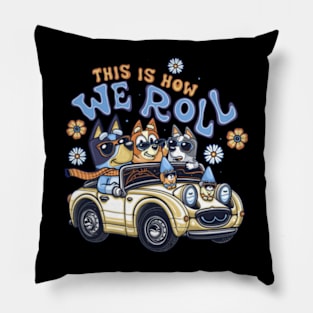 bluey fams Pillow