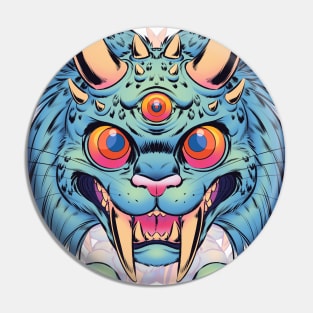 Monster Bobcat Pin