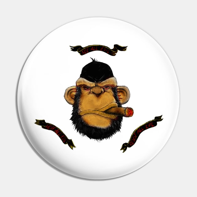 wise monkey Pin by yinon-h