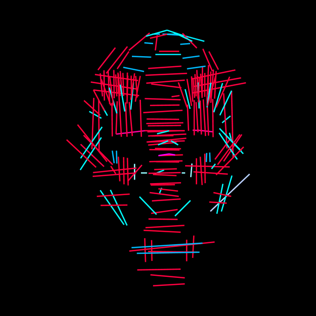 Digital Horror Face - Abstract Art by Nikokosmos