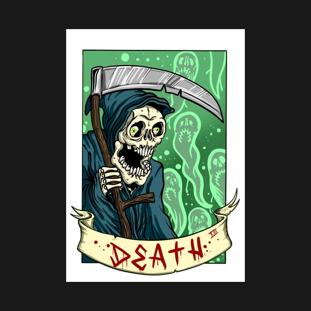 Death tarot card by Brownlazer